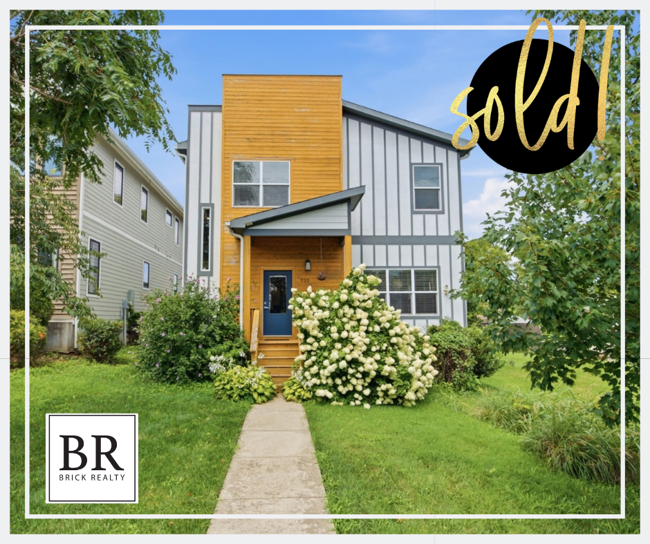 Sold graphic for Ashley’s home on 28th Avenue North in Nashville with Brick Realty branding